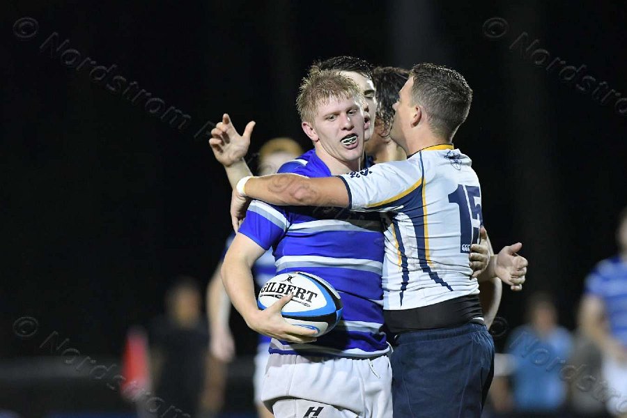 Wheaton Men\'s Rugby vs Mass Maritime.  Photo by Keith Nordstrom